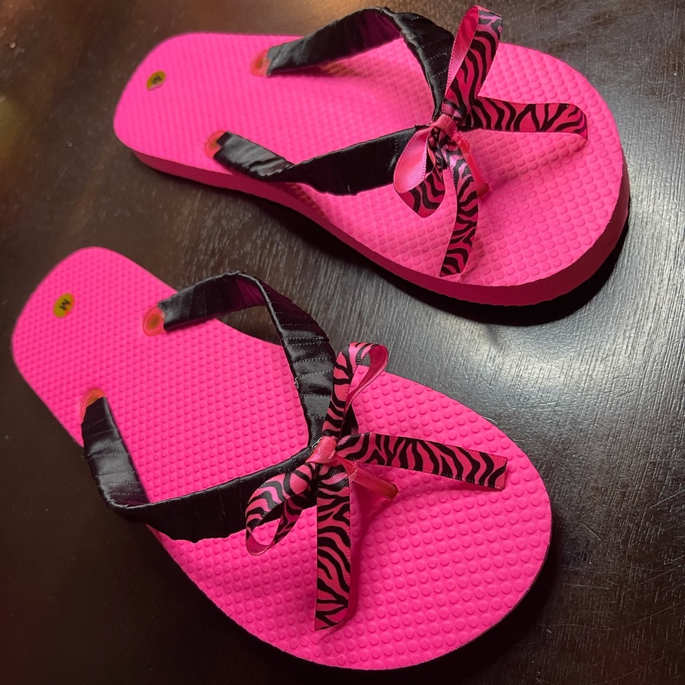 Ribbon Flip Flops